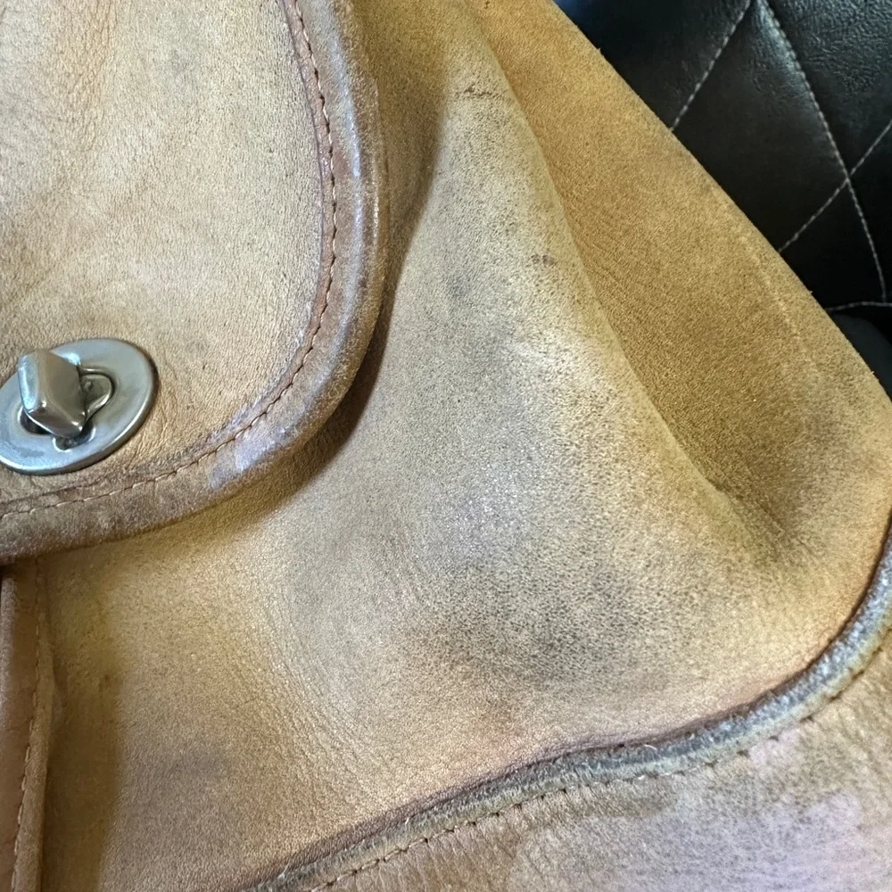 Vintage Coach Mini Leather Backpack #9960 - Picture 6 of 12